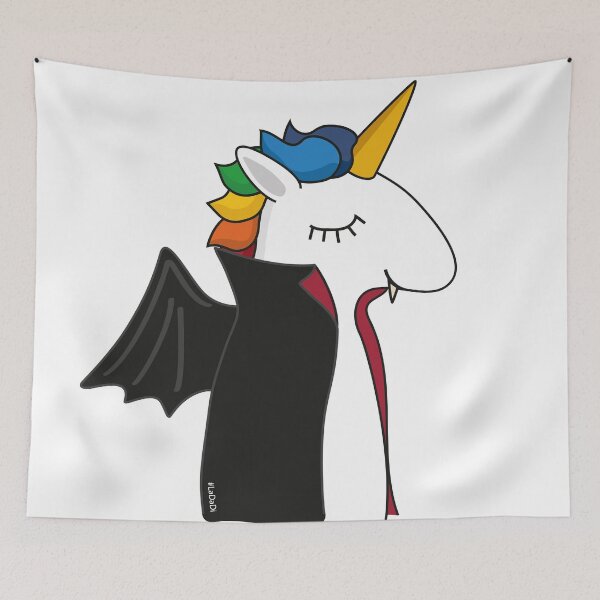 Item preview, Vampire unicorn designed and sold by LaDaDi.