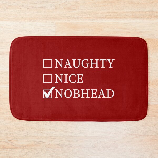 Item preview, Naughty Nice Nobhead , Rude Funny Christmas Check List , Christmas Party,  Karma, gift for him,  designed and sold by joygift369.