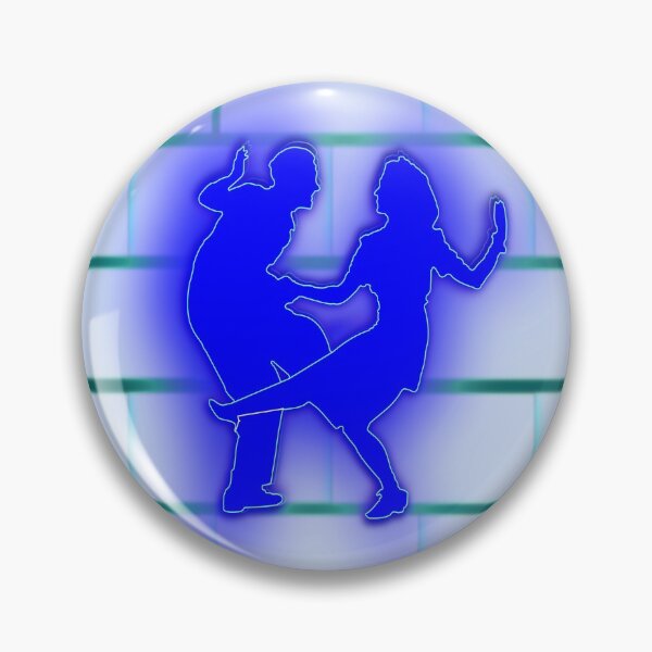 Item preview, Swing Dancing Neon Blue designed and sold by hop2swing.