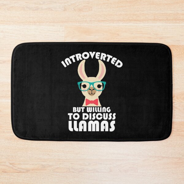 Item preview, Introverted But Willing to Discuss Llama designed and sold by DAFIN.