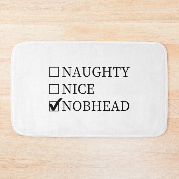 Item preview, Naughty Nice Nobhead , Rude Funny Christmas Check List , Christmas Party,  Karma, gift for him,  designed and sold by joygift369.
