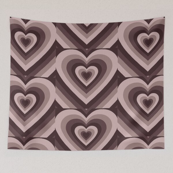 Item preview, BROWN HEART PATTERN designed and sold by Loona7.