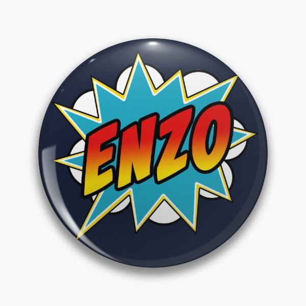 Item preview, Boys Enzo Name Comic Book Superhero designed and sold by Rixta82.