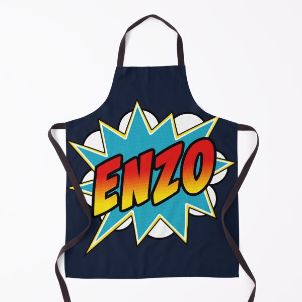 Item preview, Boys Enzo Name Comic Book Superhero designed and sold by Rixta82.