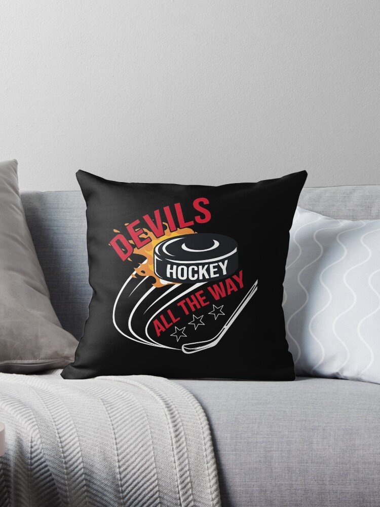 Hockey Jersey Throw Pillow