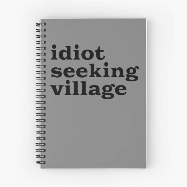 Item preview, Idiot Seeking Village Funny Village Idiot Men's Slogan Gear designed and sold by DynamicDesign.