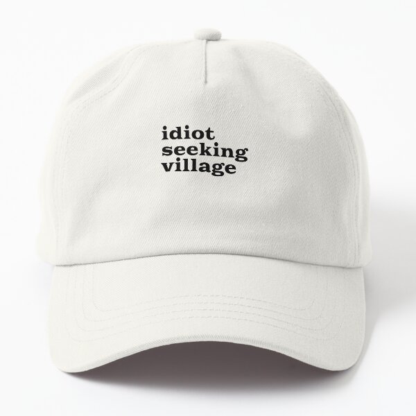 Aperçu de l'œuvre Idiot Seeking Village Funny Village Idiot Men's Slogan Gear créée et vendue par DynamicDesign.