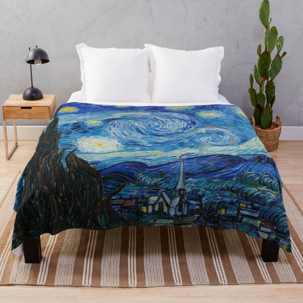 Item preview, Impressionist Painting The Starry Night (1889) by Vincent Van Gogh designed and sold by Designedbysm.