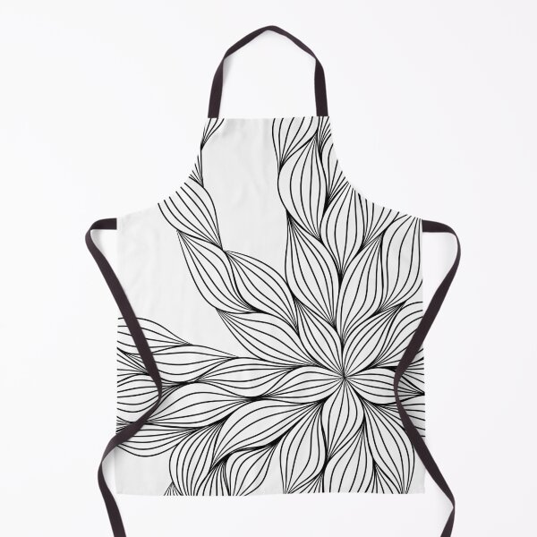 Item preview, Lineart Abstract Floral Pattern designed and sold by ToySenTrends.
