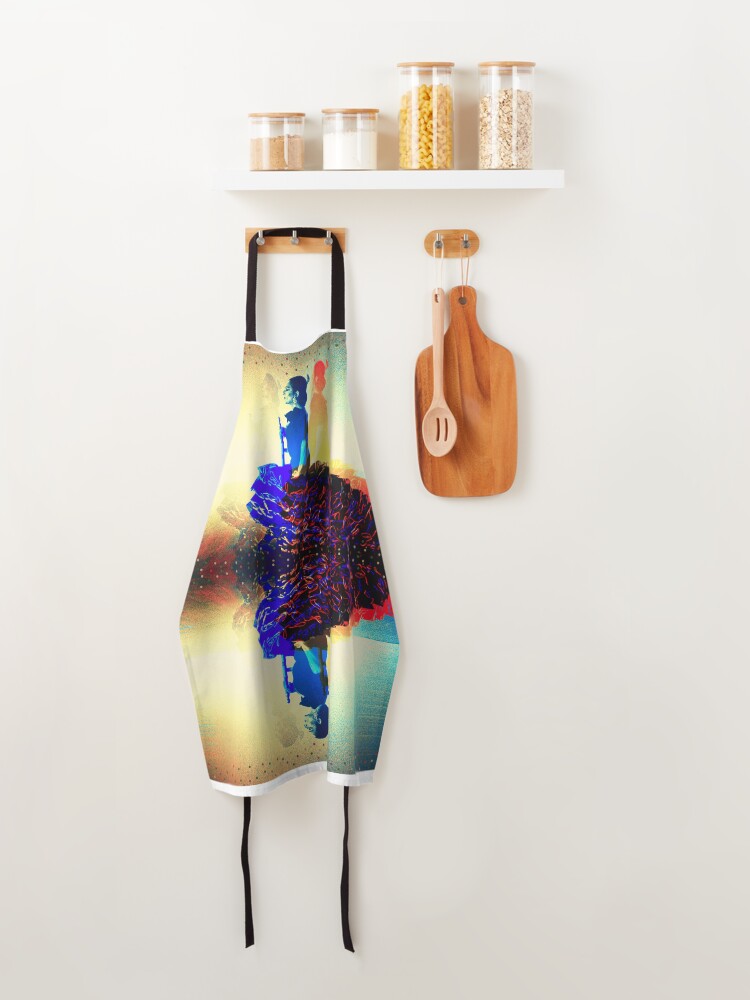 Vista alternativa de Delantal Lola Flores Sevillanas Color (Diseño para Taza)