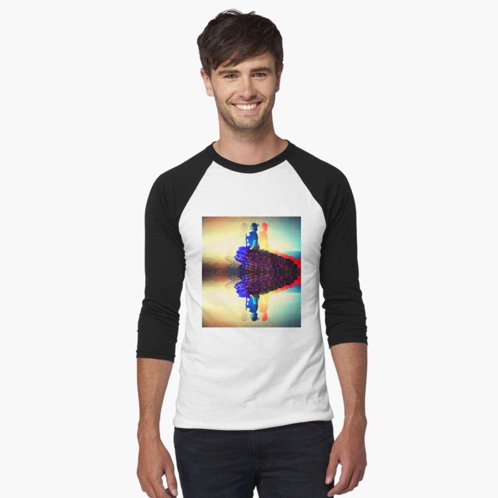 Vista previa del artículo con la obra «Camiseta ¾ estilo béisbol», diseñado y vendido por danimota.