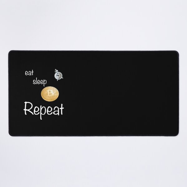 Item preview, Eat sleep bitcoin repeat,Crypto,money,2022,chritmas,new year designed and sold by FARESS-GENTLE.