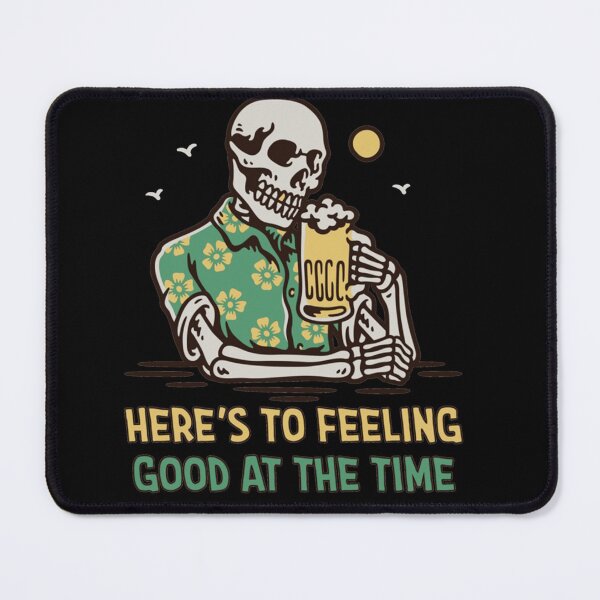 Item preview, Skeleton Feeling Good with Beer designed and sold by Nancyaman134.