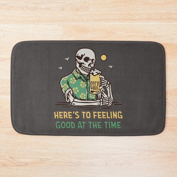 Item preview, Skeleton Feeling Good with Beer designed and sold by Nancyaman134.