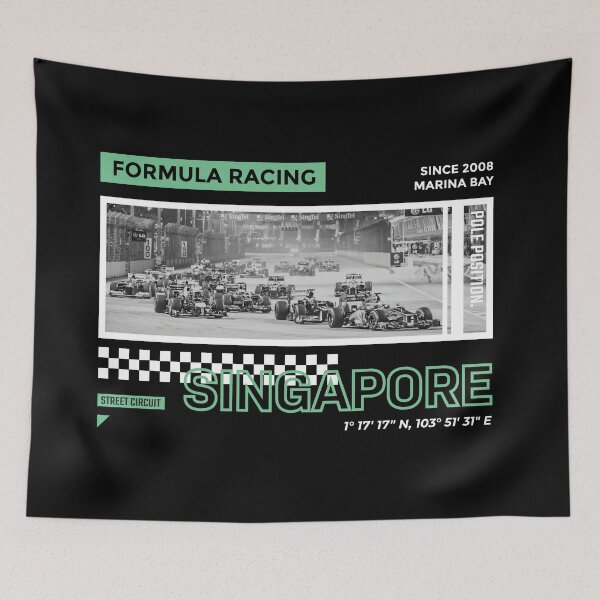 Item preview, Singapore Formula Racing Shirt designed and sold by ginokelleners.