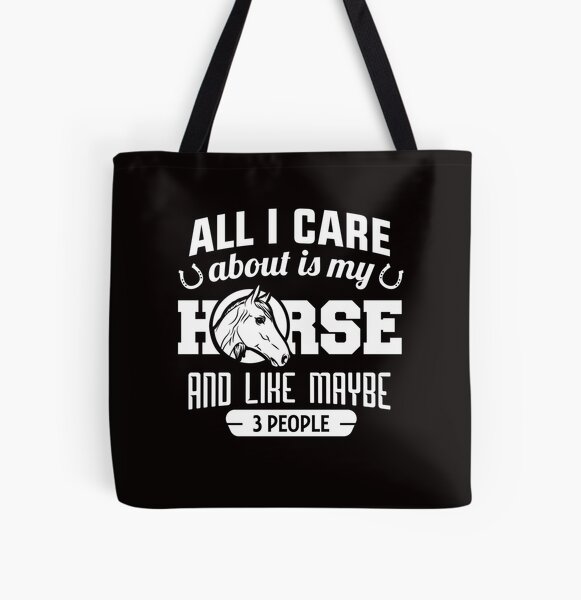 Aperçu de l'œuvre tout ce qui m'importe c'est mon cheval et j'aime peut-être 3 personnes créée et vendue par drimel.
