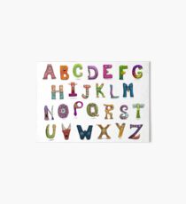 Monster Alphabet Art Board