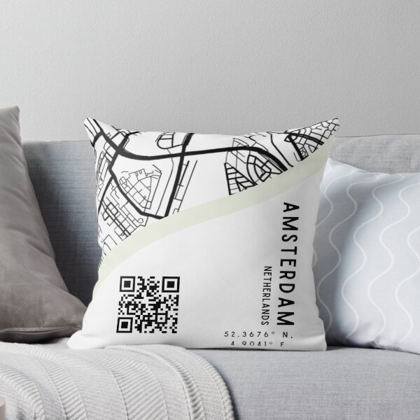 Item preview, Amsterdam map designed and sold by 2rose.