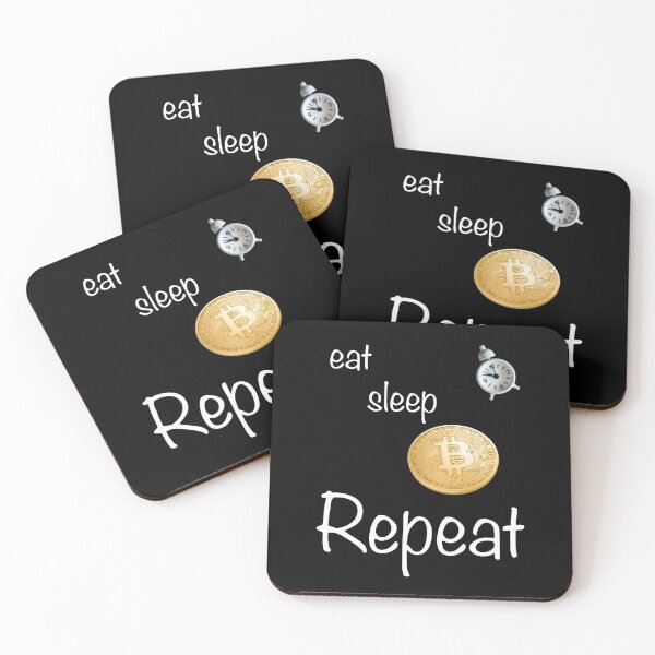 Item preview, Eat sleep bitcoin repeat,Crypto,money,2022,chritmas,new year designed and sold by FARESS-GENTLE.