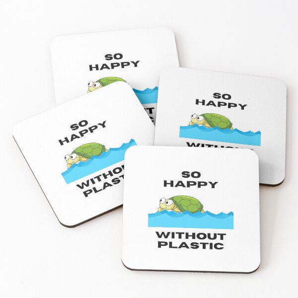 Item preview, Happy Turtle Because There's No Plastic designed and sold by Serotonin4u.