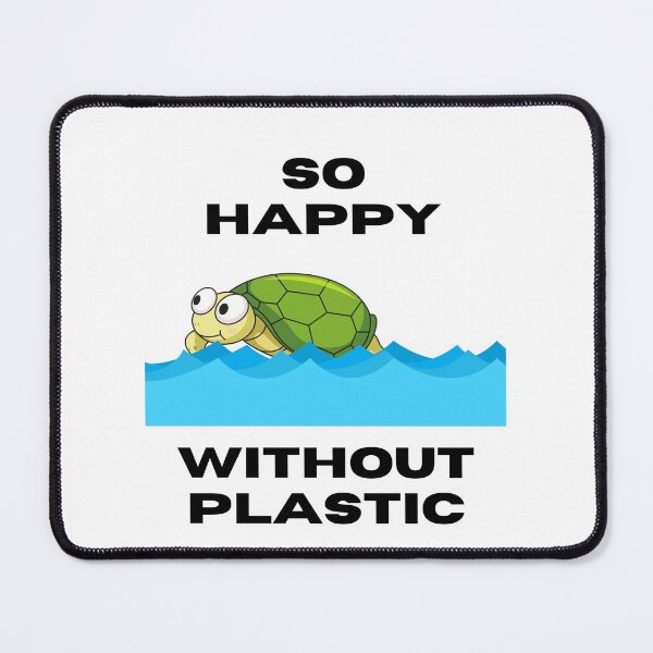Item preview, Happy Turtle Because There's No Plastic designed and sold by Serotonin4u.