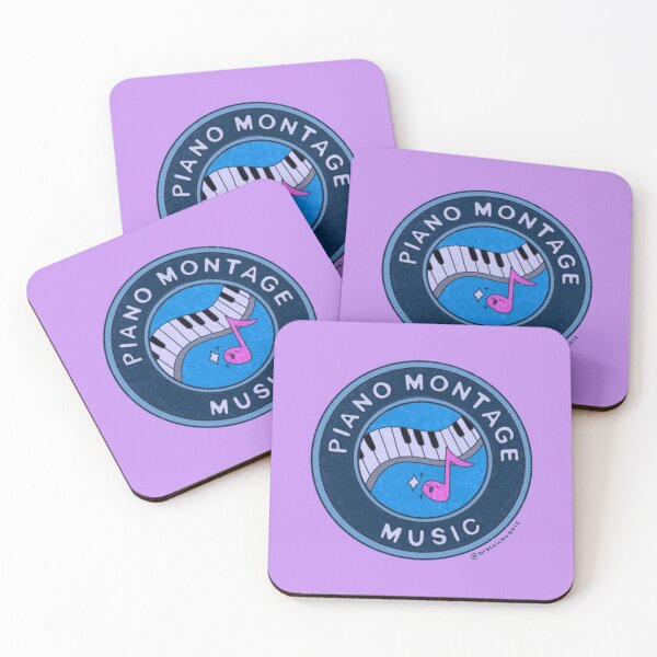 Item preview, Piano Montage Music Badge   designed and sold by TheShirtsBar.