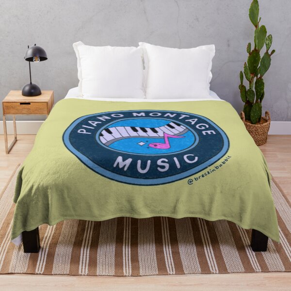 Item preview, Piano Montage Music Badge designed and sold by TheShirtsBar.