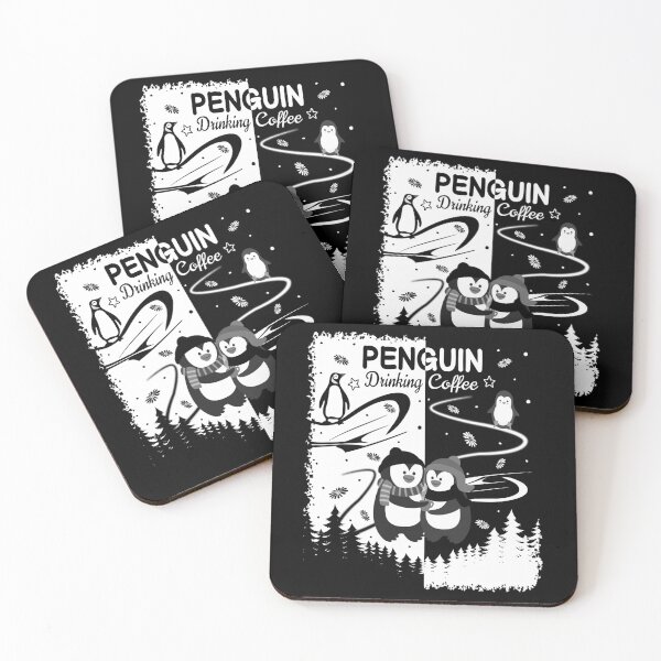 Item preview, Penguin Drinking Coffee , Coffee lover designed and sold by MoSaid.