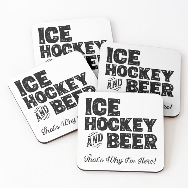 Artikelvorschau, Eishockey und Bier deshalb bin ich hier! Sportfan-Grafik entworfen und verkauft von theodoros20.
