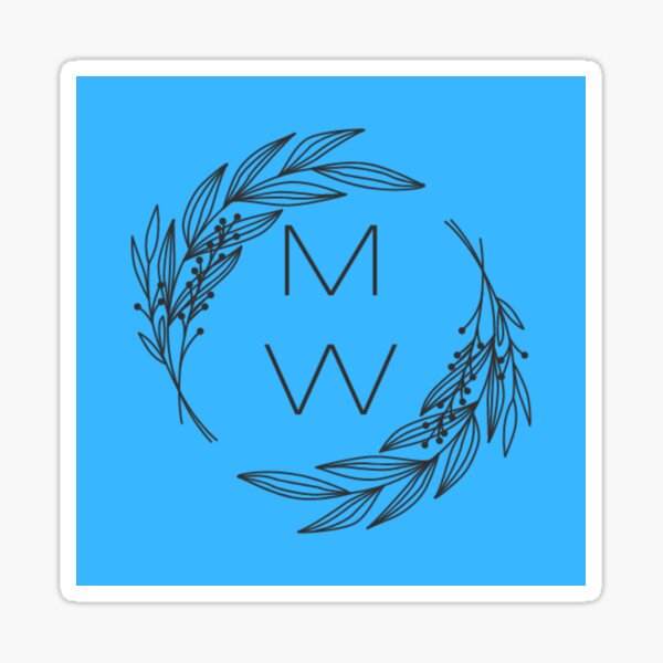 "BEST AND COOL WORD M & W" Sticker for Sale by FshnAhmedNasr Redbubble