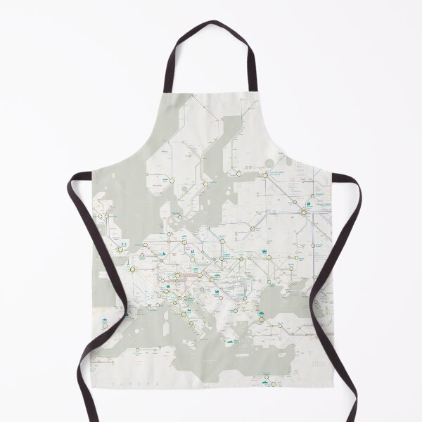 Item preview, Night Trains Europe Map designed and sold by Jug Cerovic.
