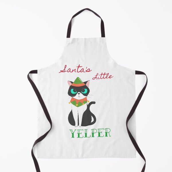 Item preview, Santa's Little Yelper (Santa's Little Helper) Christmas Grumpy Cat Elf designed and sold by LoveofDog.