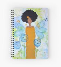 Sistah Stand Angel, African American Spiral Notebook