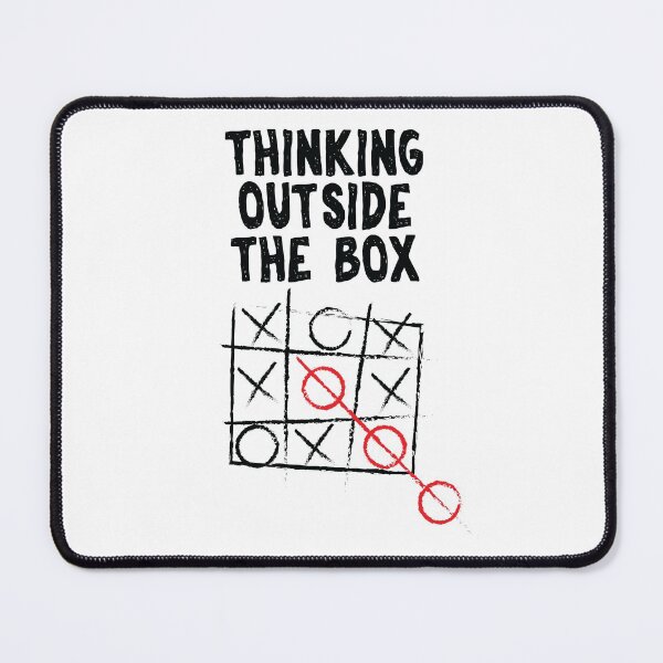 Item preview, Think Outside The Box print Neurodiversity designed and sold by theodoros20.