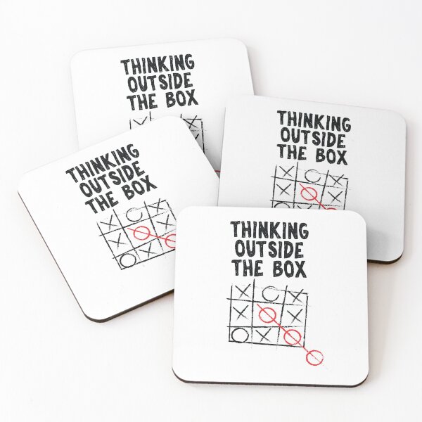 Item preview, Think Outside The Box print Neurodiversity designed and sold by theodoros20.
