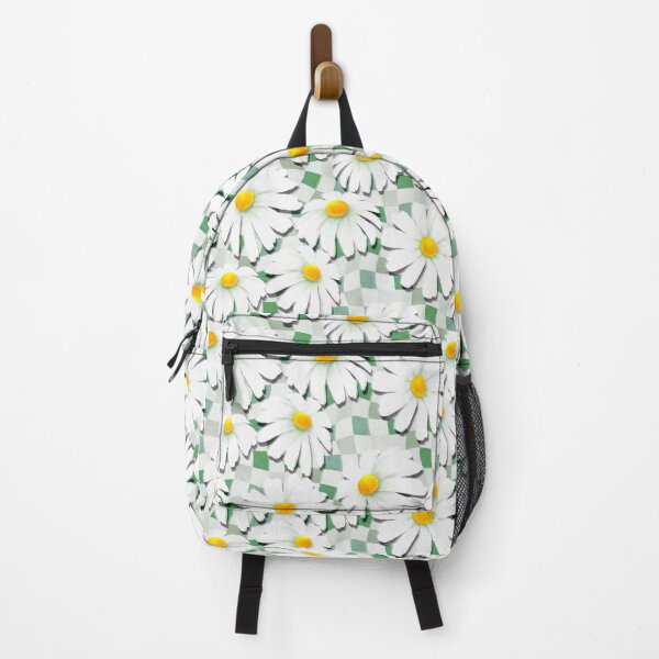 Item preview, Trippy Daisy Checkerboard - pistachio green designed and sold by Perrin Le Feuvre.