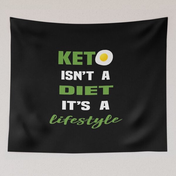 Item preview, Keto no es una dieta, es un estilo de vida designed and sold by OUSS  SQUARE⭐⭐⭐⭐⭐.