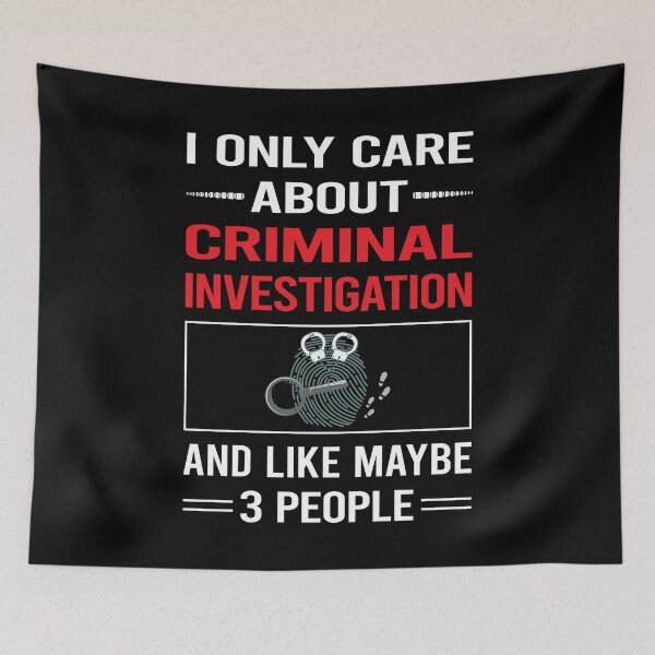 Item preview, Funny 3 People Criminal Investigation Criminology designed and sold by FifineCroteau.