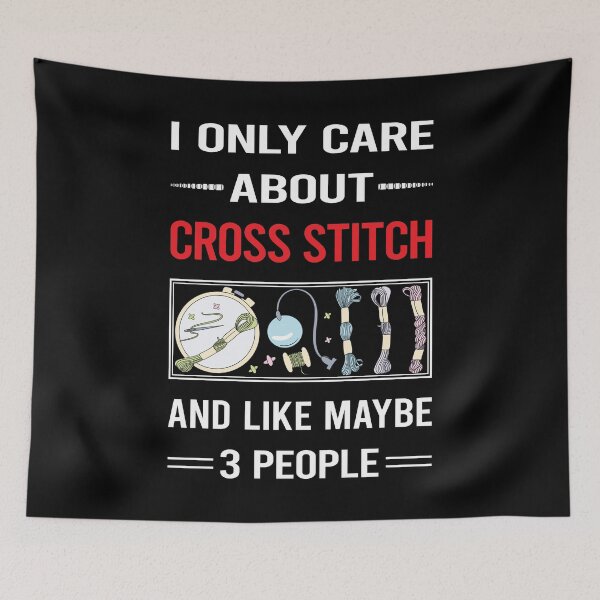 Item preview, Funny 3 People Cross Stitch Stitching designed and sold by FifineCroteau.