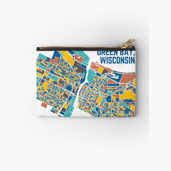 Item preview, Green Bay Map Art - Multicolor designed and sold by GBSwagShop.
