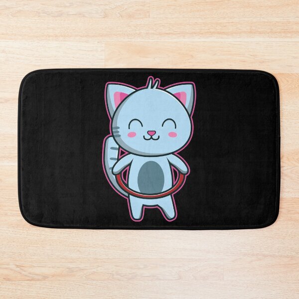 Item preview, Cute Kawaii Cat Hula Hooping Gift product designed and sold by theodoros20.