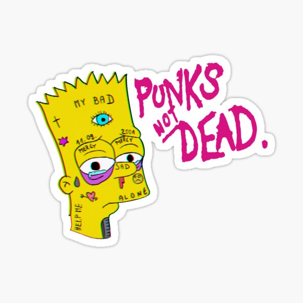 Sad Bart Stickers for Sale