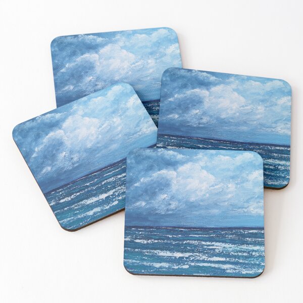 Item preview, Seascape Abstract painting designed and sold by vororoshop.