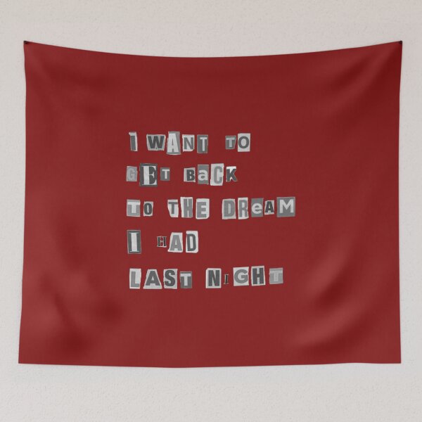 Item preview, I WANT TO GET BACK TO THE DREAM I HAD LAST NIGHT  designed and sold by Polardell.