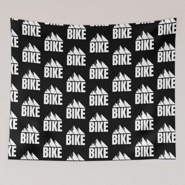 Item preview,  MTB Mountain Bike, Mountain Range Scenery, White Image designed and sold by DARBOL-DESIGN.