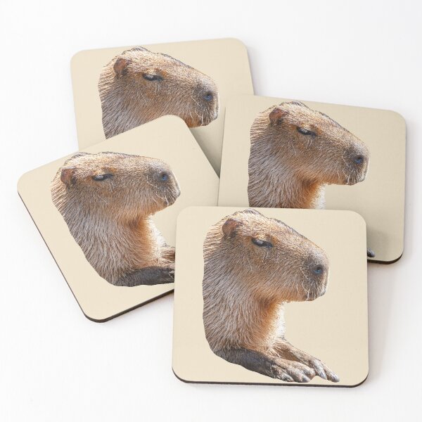 Item preview, Capybara Face just sitting around designed and sold by Dalyndigital Photography.