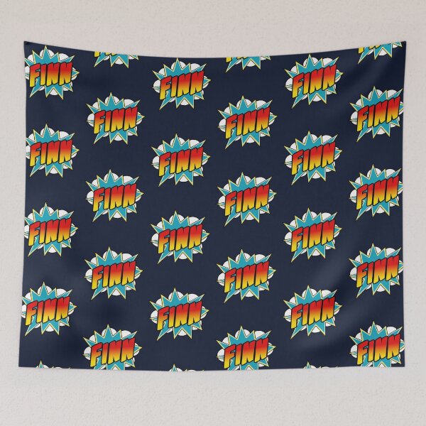 Item preview, Boys Finn Name Comic Book Superhero designed and sold by Rixta82.