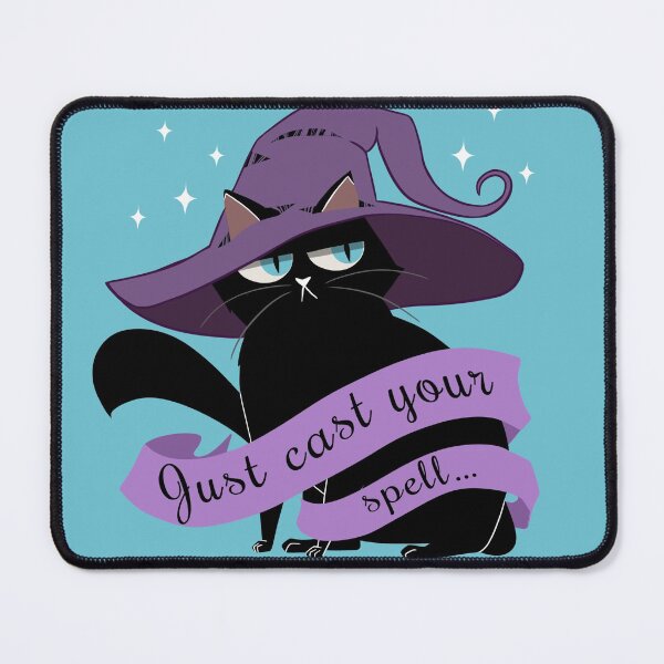 Item preview, Familiar Magical Cat designed and sold by Rosies-Art.