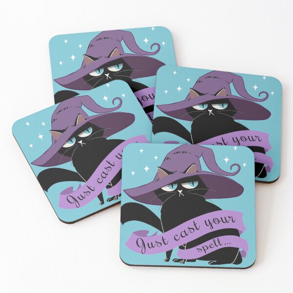 Item preview, Familiar Magical Cat designed and sold by Rosies-Art.