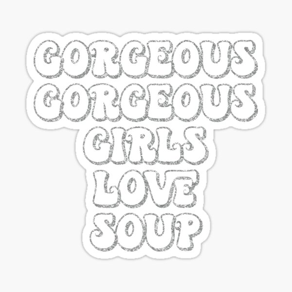 Love Soup Sticker Heart Stickers MacBook Stickers Laptop Stickers